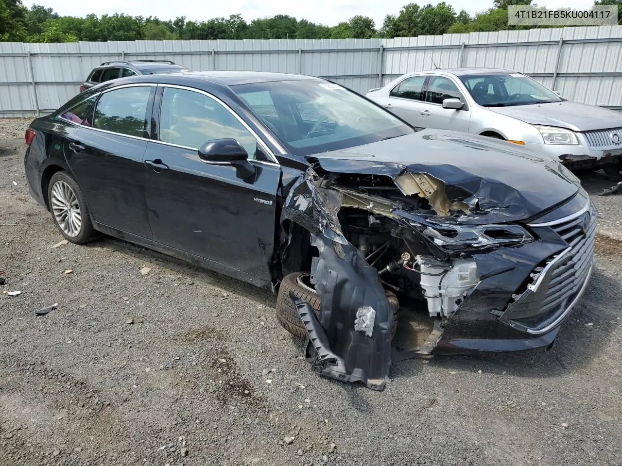 2019 Toyota Avalon Xle VIN: 4T1B21FB5KU004117 Lot: 62525295