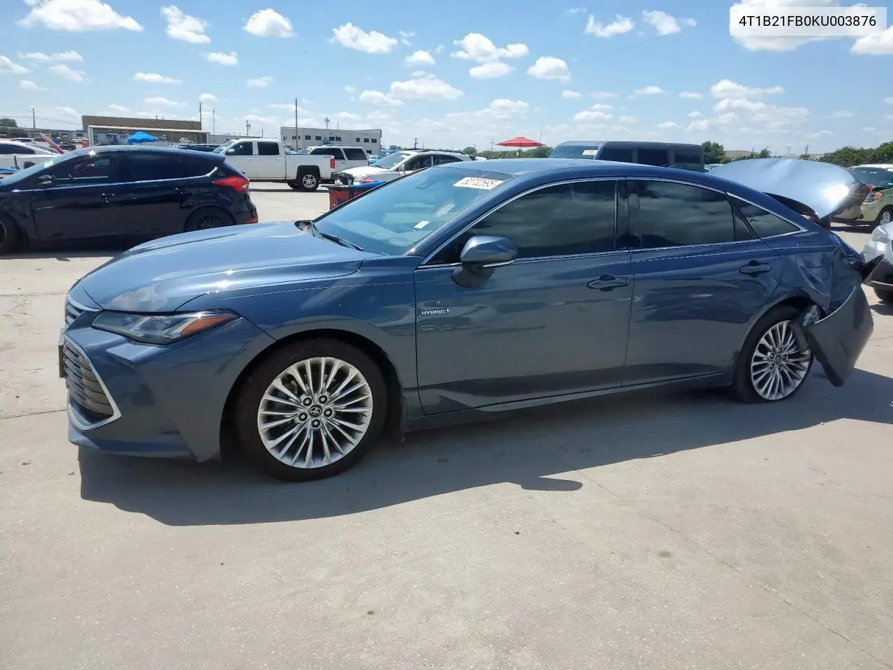 2019 Toyota Avalon Xle VIN: 4T1B21FB0KU003876 Lot: 62732595