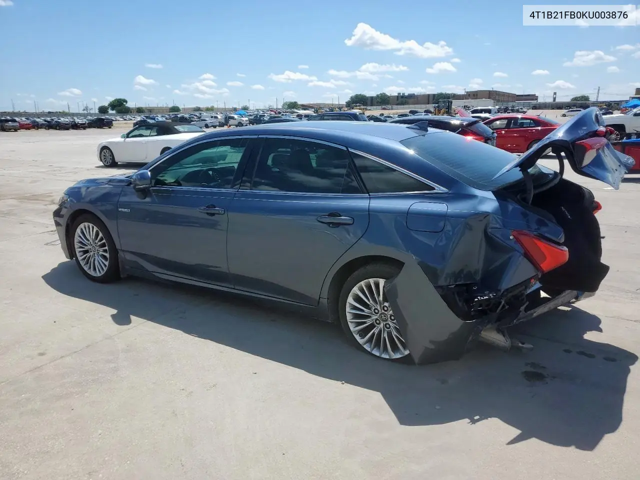 2019 Toyota Avalon Xle VIN: 4T1B21FB0KU003876 Lot: 62732595