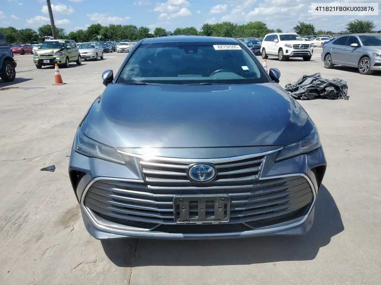 2019 Toyota Avalon Xle VIN: 4T1B21FB0KU003876 Lot: 62732595