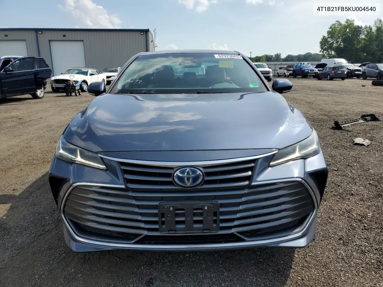 2019 Toyota Avalon Xle VIN: 4T1B21FB5KU004540 Lot: 62929665