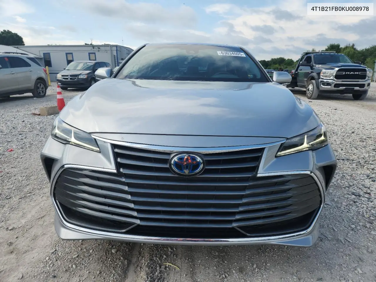 2019 Toyota Avalon Xle VIN: 4T1B21FB0KU008978 Lot: 63034005