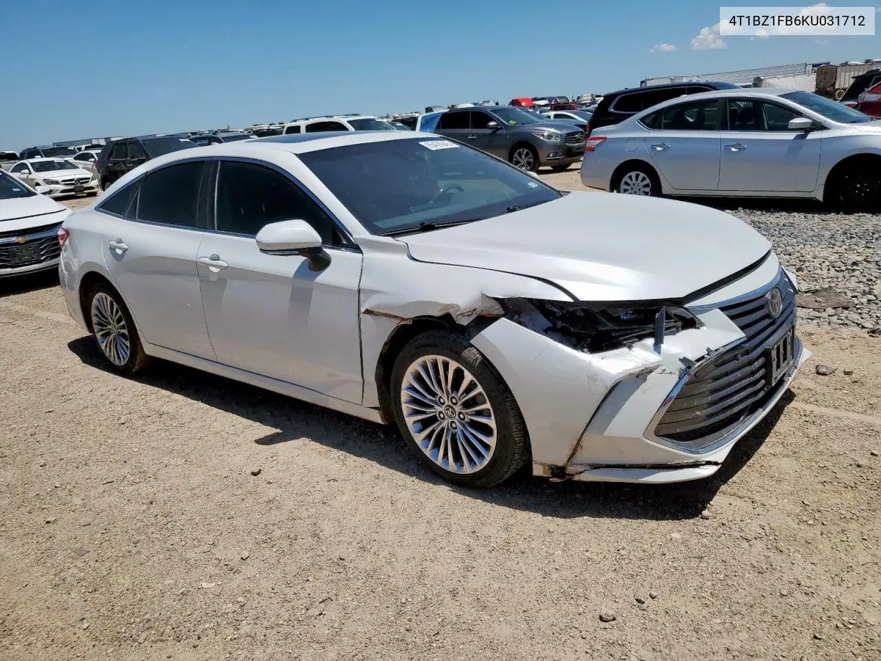 2019 Toyota Avalon Xle VIN: 4T1BZ1FB6KU031712 Lot: 65436845