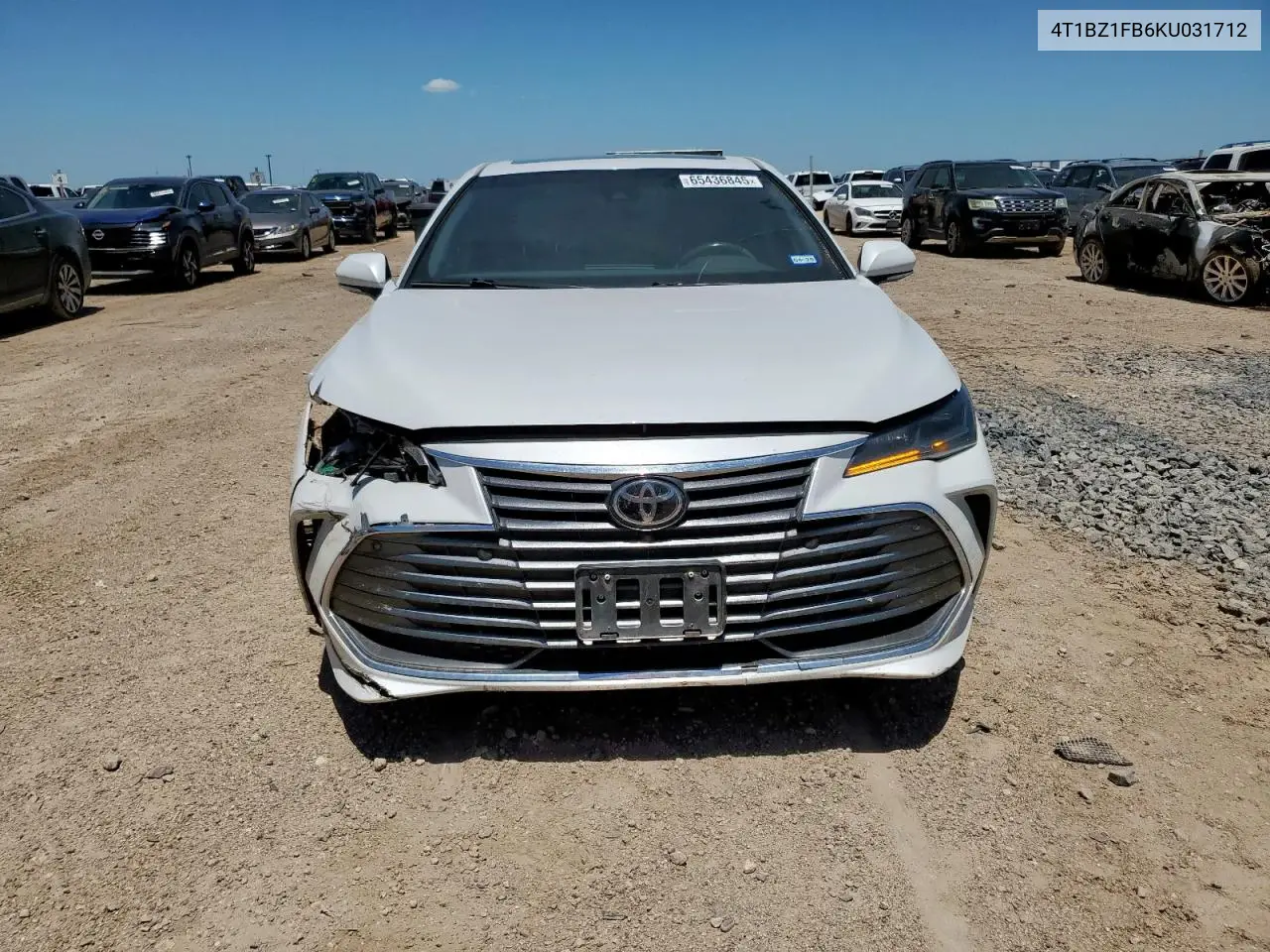 2019 Toyota Avalon Xle VIN: 4T1BZ1FB6KU031712 Lot: 65436845