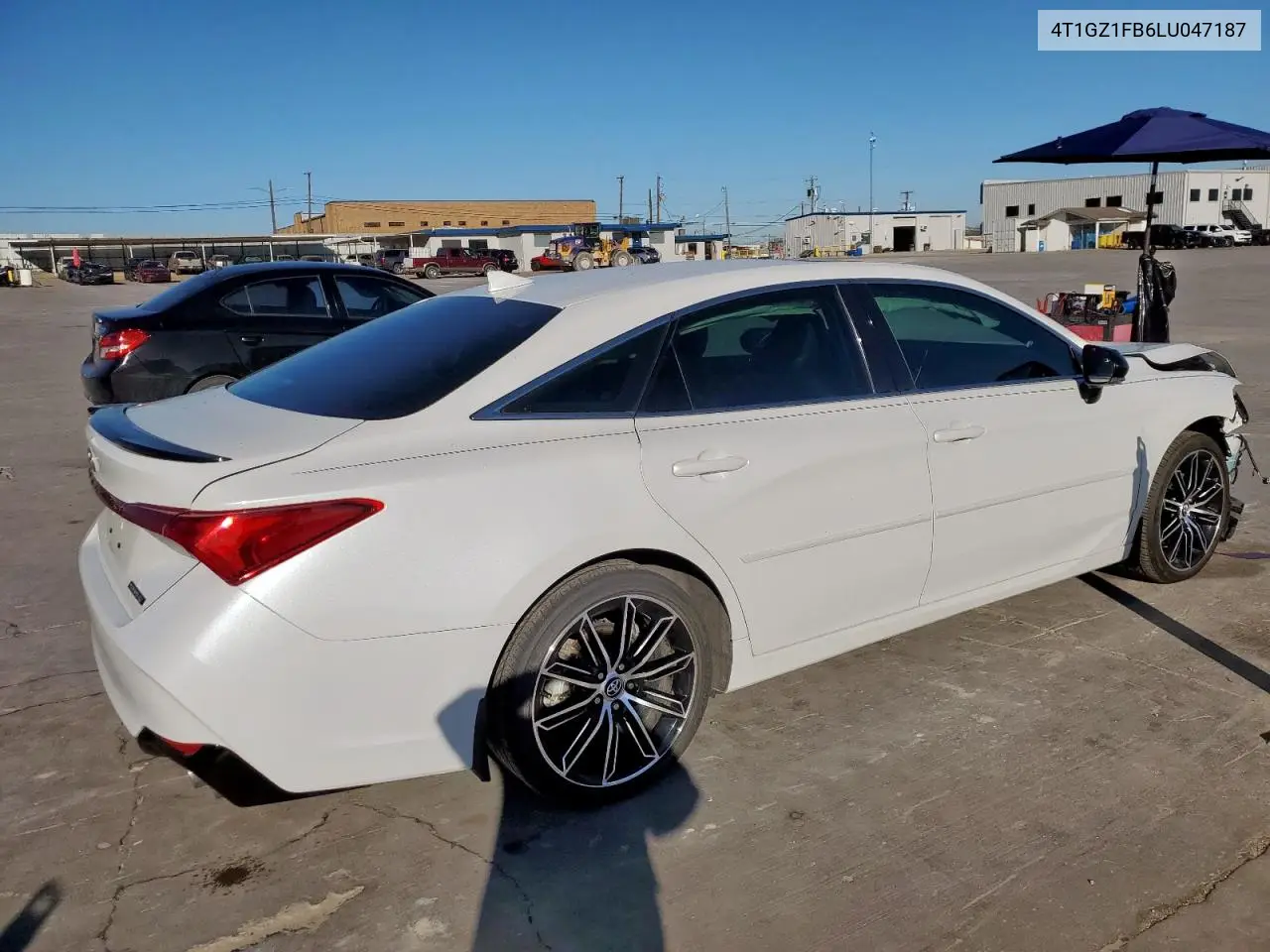 2020 Toyota Avalon Touring VIN: 4T1GZ1FB6LU047187 Lot: 47430455