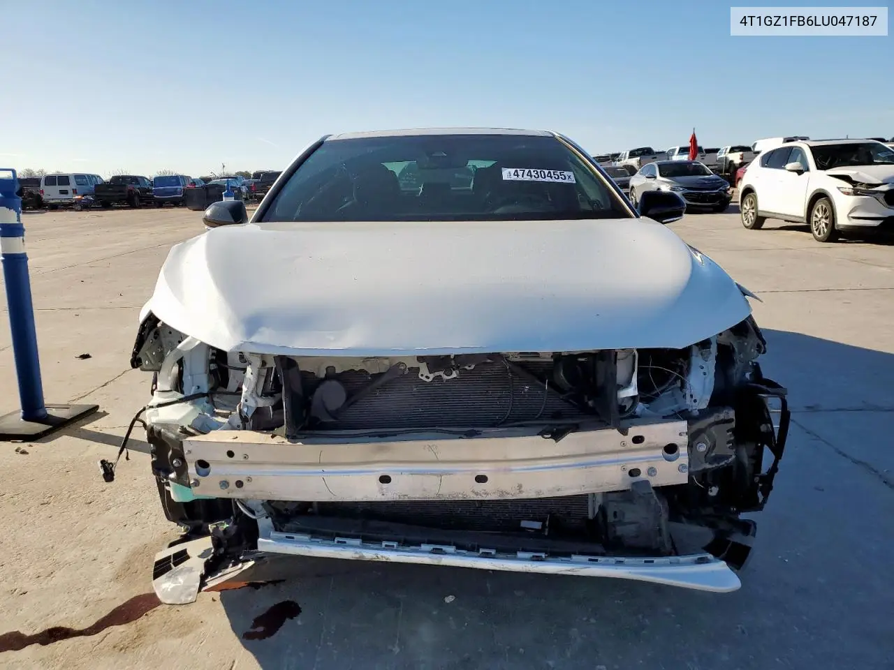 2020 Toyota Avalon Touring VIN: 4T1GZ1FB6LU047187 Lot: 47430455