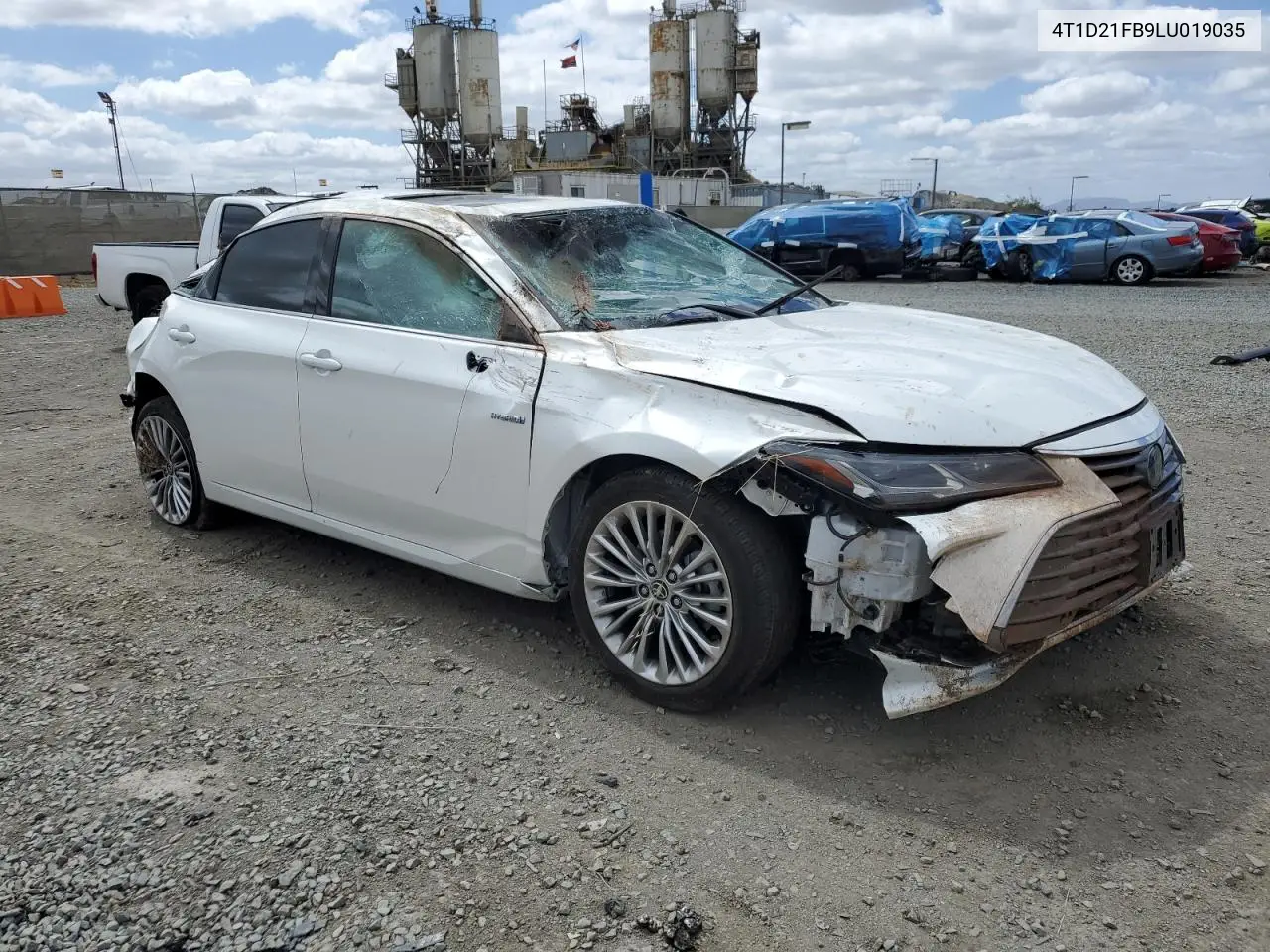 2020 Toyota Avalon Limited VIN: 4T1D21FB9LU019035 Lot: 56752575