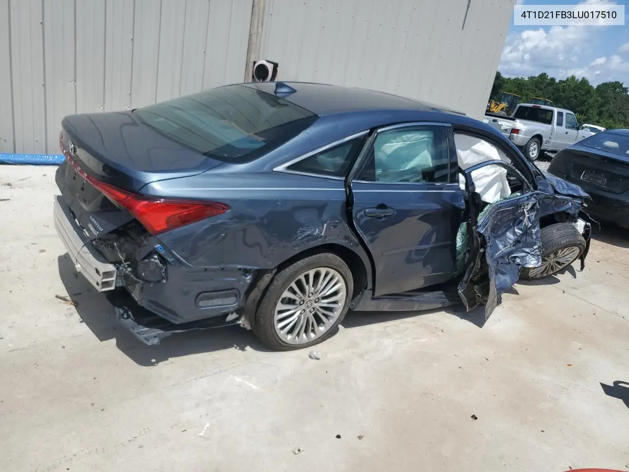 2020 Toyota Avalon Limited VIN: 4T1D21FB3LU017510 Lot: 61530185