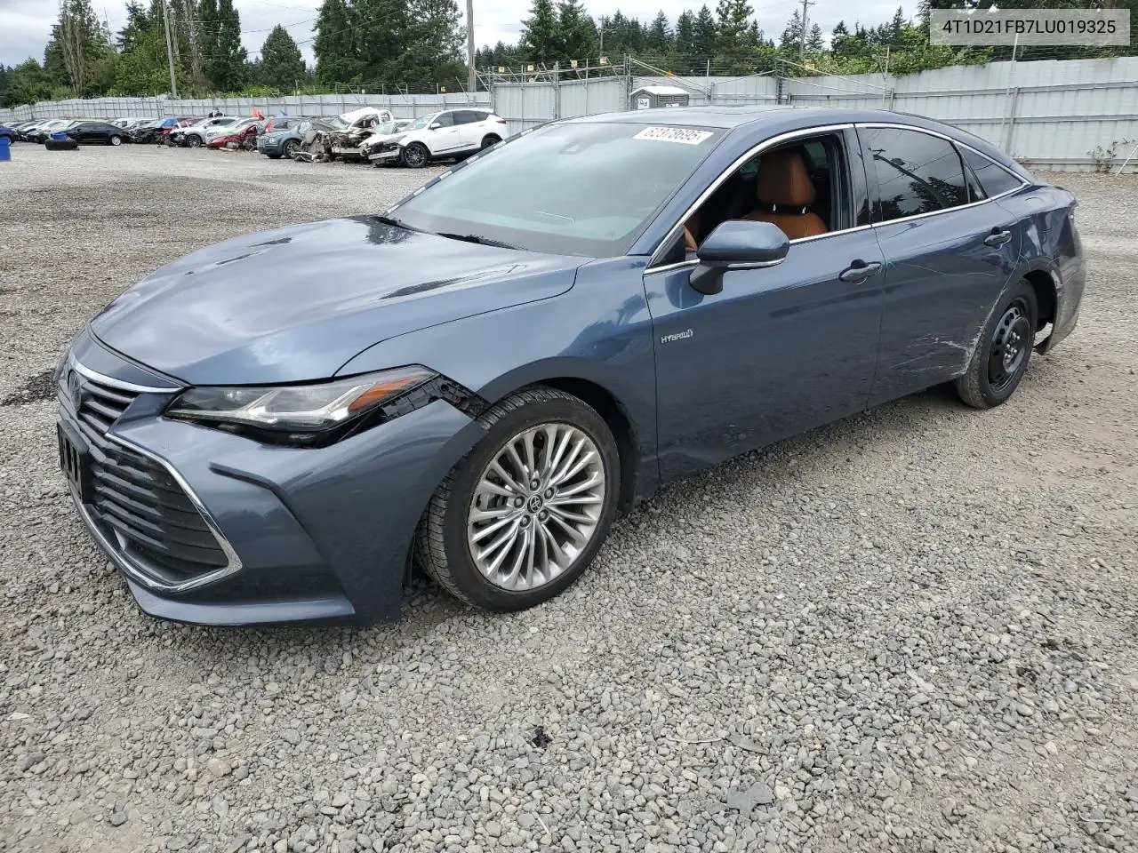 2020 Toyota Avalon Limited VIN: 4T1D21FB7LU019325 Lot: 62378695