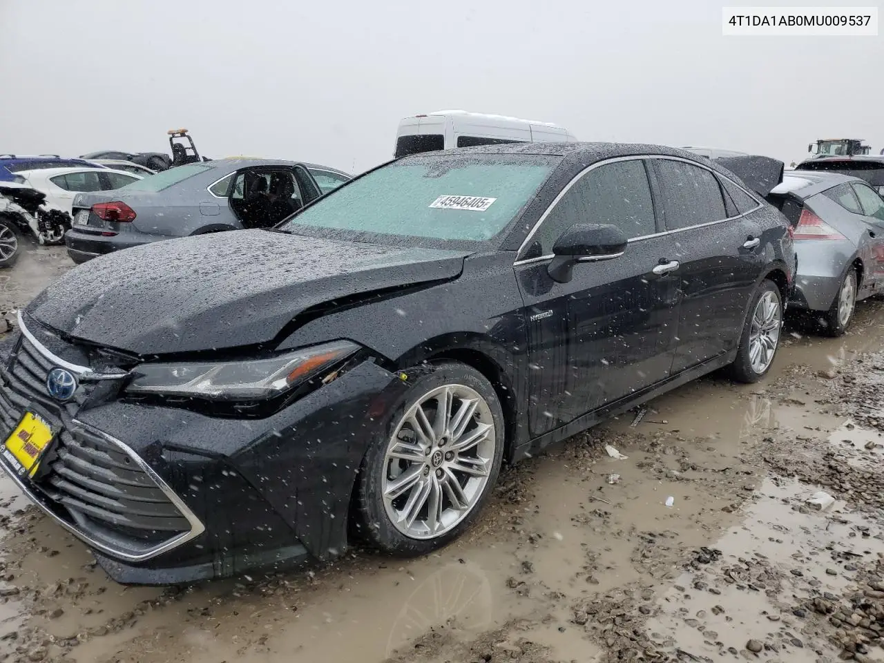 2021 Toyota Avalon Limited VIN: 4T1DA1AB0MU009537 Lot: 45946405