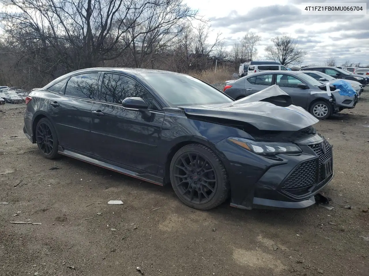 2021 Toyota Avalon Trd VIN: 4T1FZ1FB0MU066704 Lot: 47811205