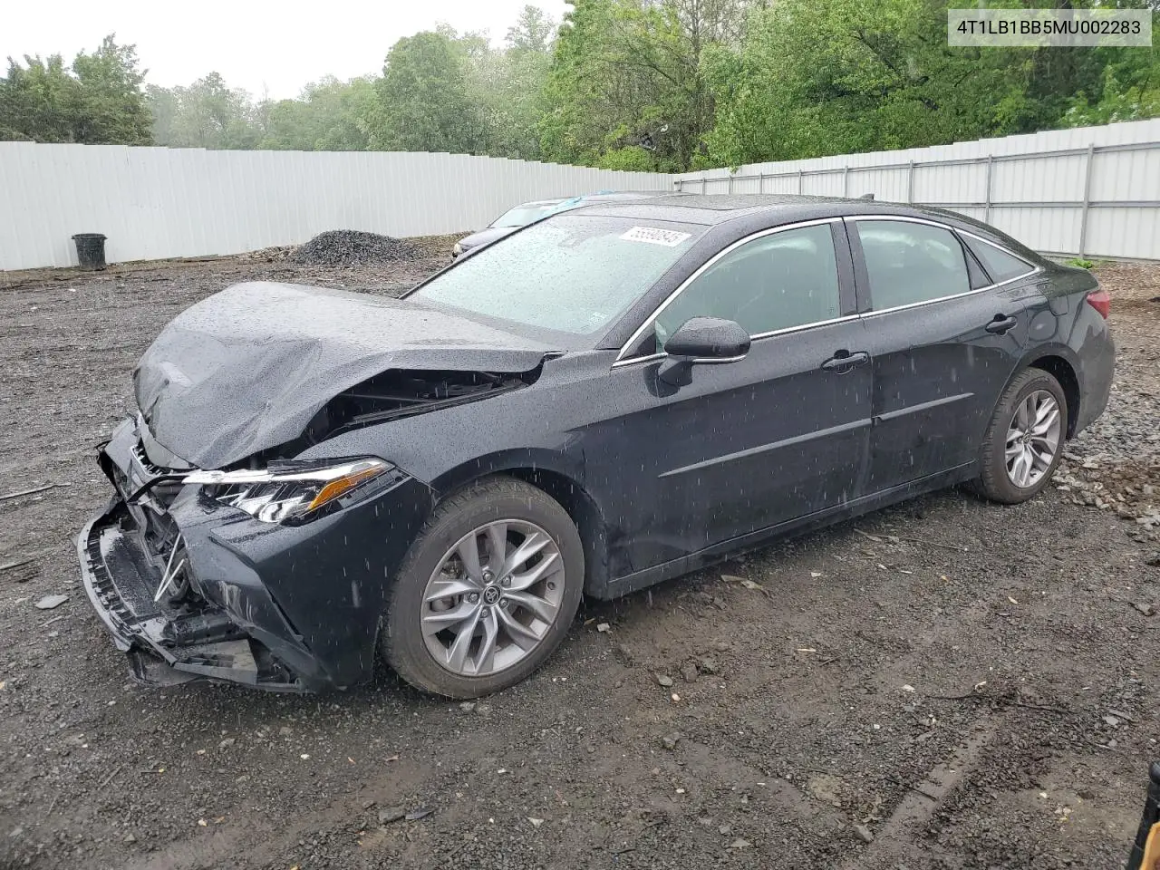 2021 Toyota Avalon Xle VIN: 4T1LB1BB5MU002283 Lot: 55590845