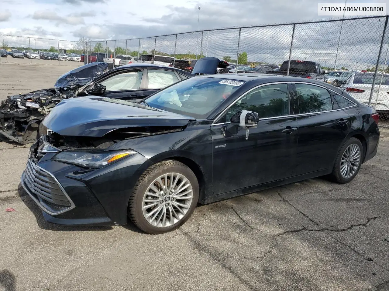 2021 Toyota Avalon Limited VIN: 4T1DA1AB6MU008800 Lot: 55702085