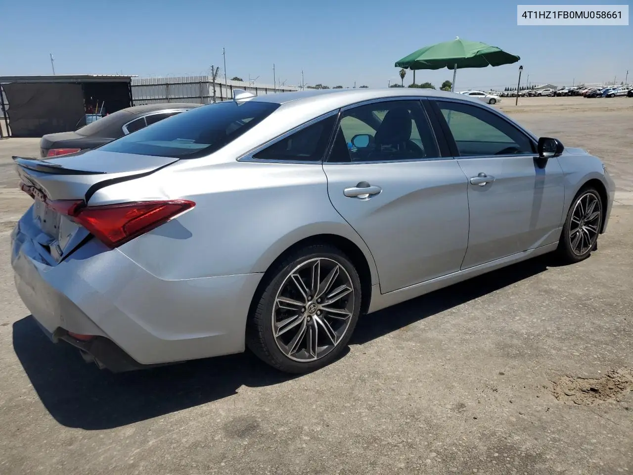 2021 Toyota Avalon Touring VIN: 4T1HZ1FB0MU058661 Lot: 59535795