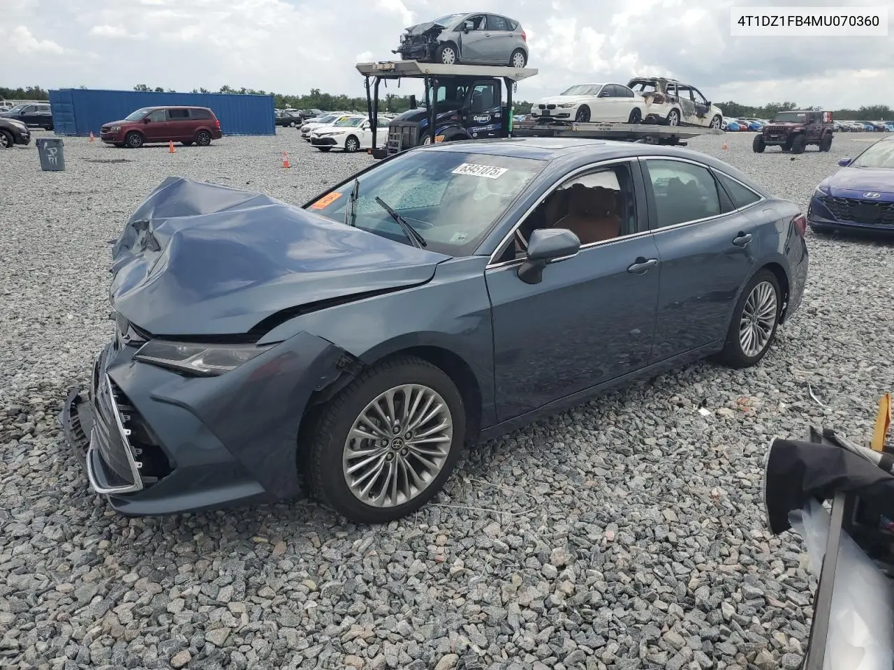 2021 Toyota Avalon Limited VIN: 4T1DZ1FB4MU070360 Lot: 63451875