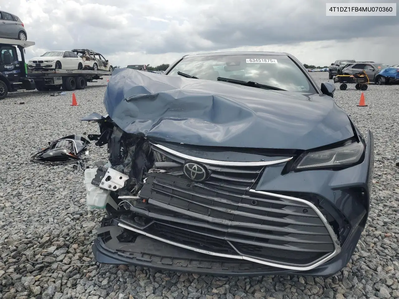 2021 Toyota Avalon Limited VIN: 4T1DZ1FB4MU070360 Lot: 63451875