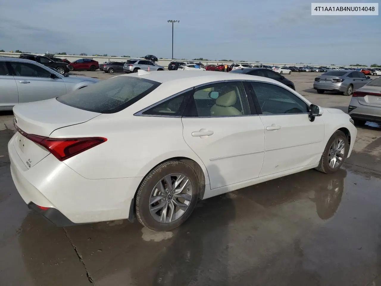 2022 Toyota Avalon Xle VIN: 4T1AA1AB4NU014048 Lot: 50941145