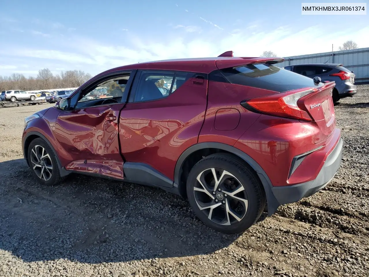 2018 Toyota C-Hr Xle VIN: NMTKHMBX3JR061374 Lot: 48299225