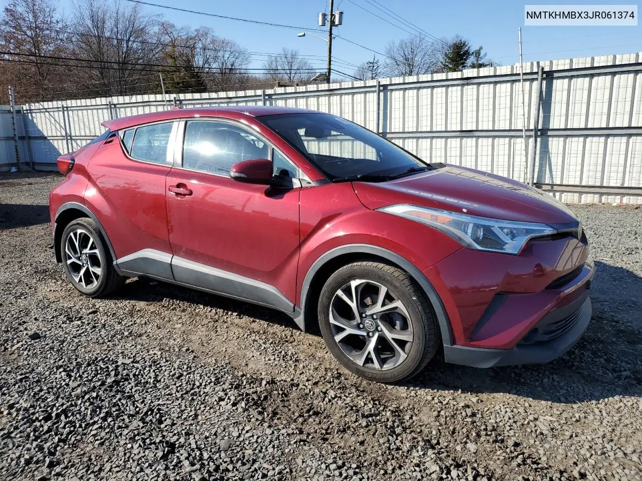 2018 Toyota C-Hr Xle VIN: NMTKHMBX3JR061374 Lot: 48299225