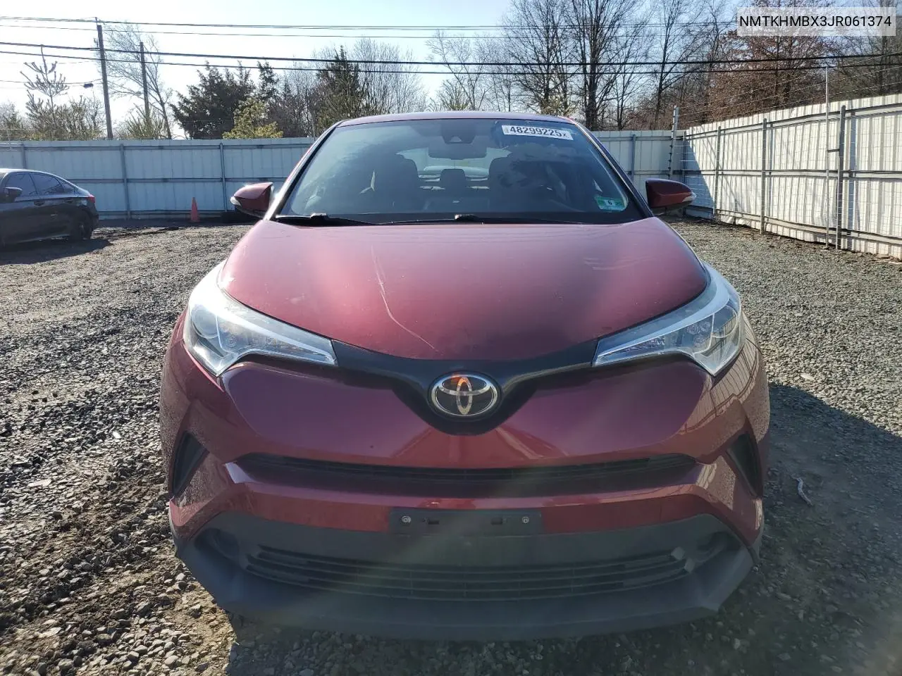 2018 Toyota C-Hr Xle VIN: NMTKHMBX3JR061374 Lot: 48299225