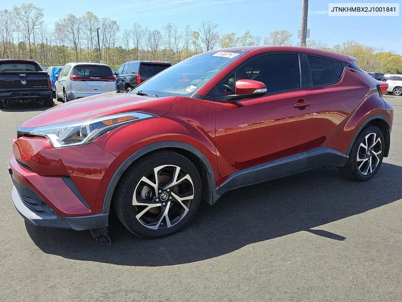 2018 Toyota C-Hr Xle VIN: JTNKHMBX2J1001841 Lot: 53815635