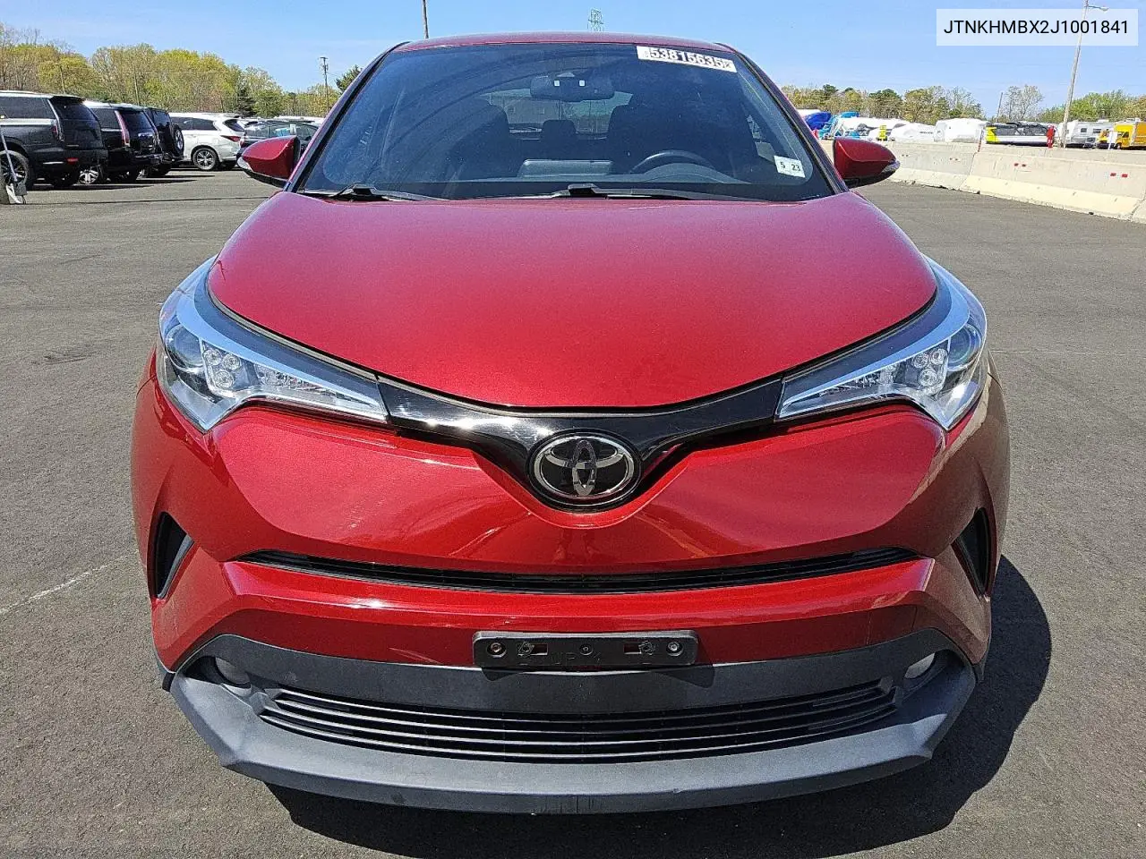 2018 Toyota C-Hr Xle VIN: JTNKHMBX2J1001841 Lot: 53815635