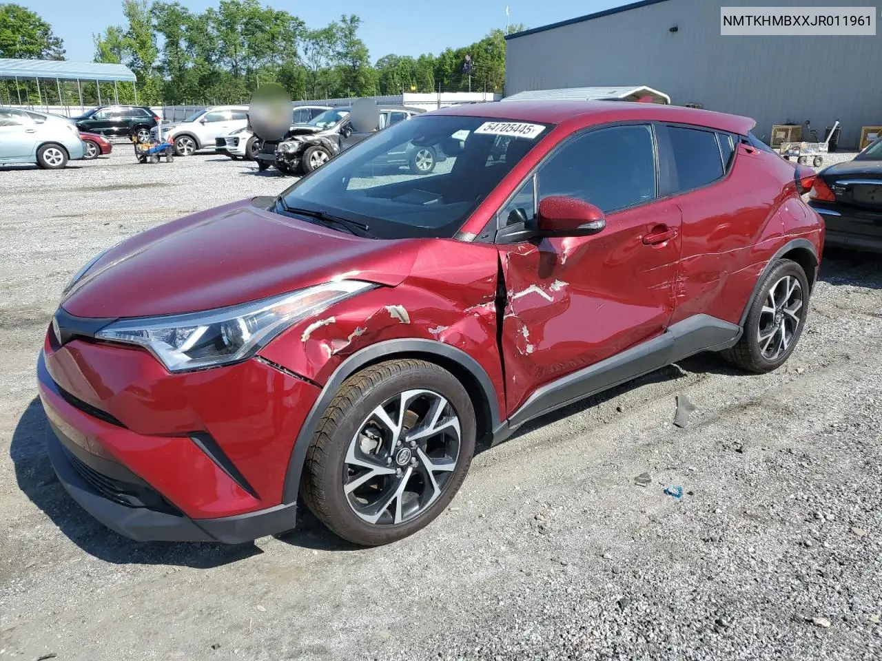 2018 Toyota C-Hr Xle VIN: NMTKHMBXXJR011961 Lot: 54705445