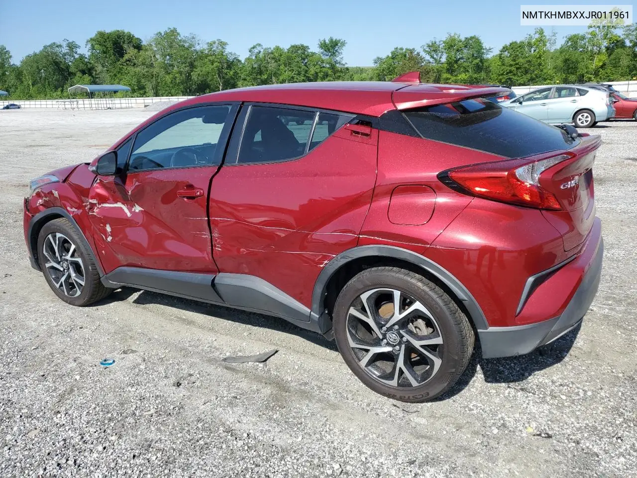2018 Toyota C-Hr Xle VIN: NMTKHMBXXJR011961 Lot: 54705445