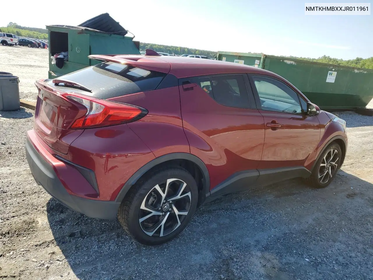 2018 Toyota C-Hr Xle VIN: NMTKHMBXXJR011961 Lot: 54705445