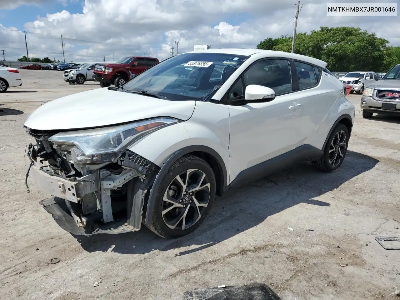 2018 Toyota C-Hr Xle VIN: NMTKHMBX7JR001646 Lot: 55978355
