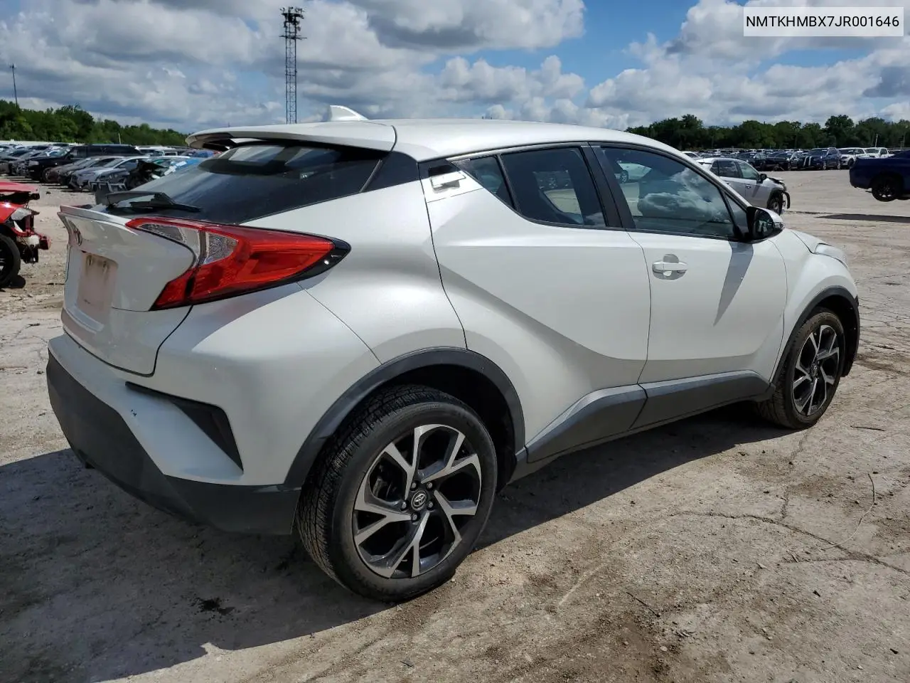 2018 Toyota C-Hr Xle VIN: NMTKHMBX7JR001646 Lot: 55978355