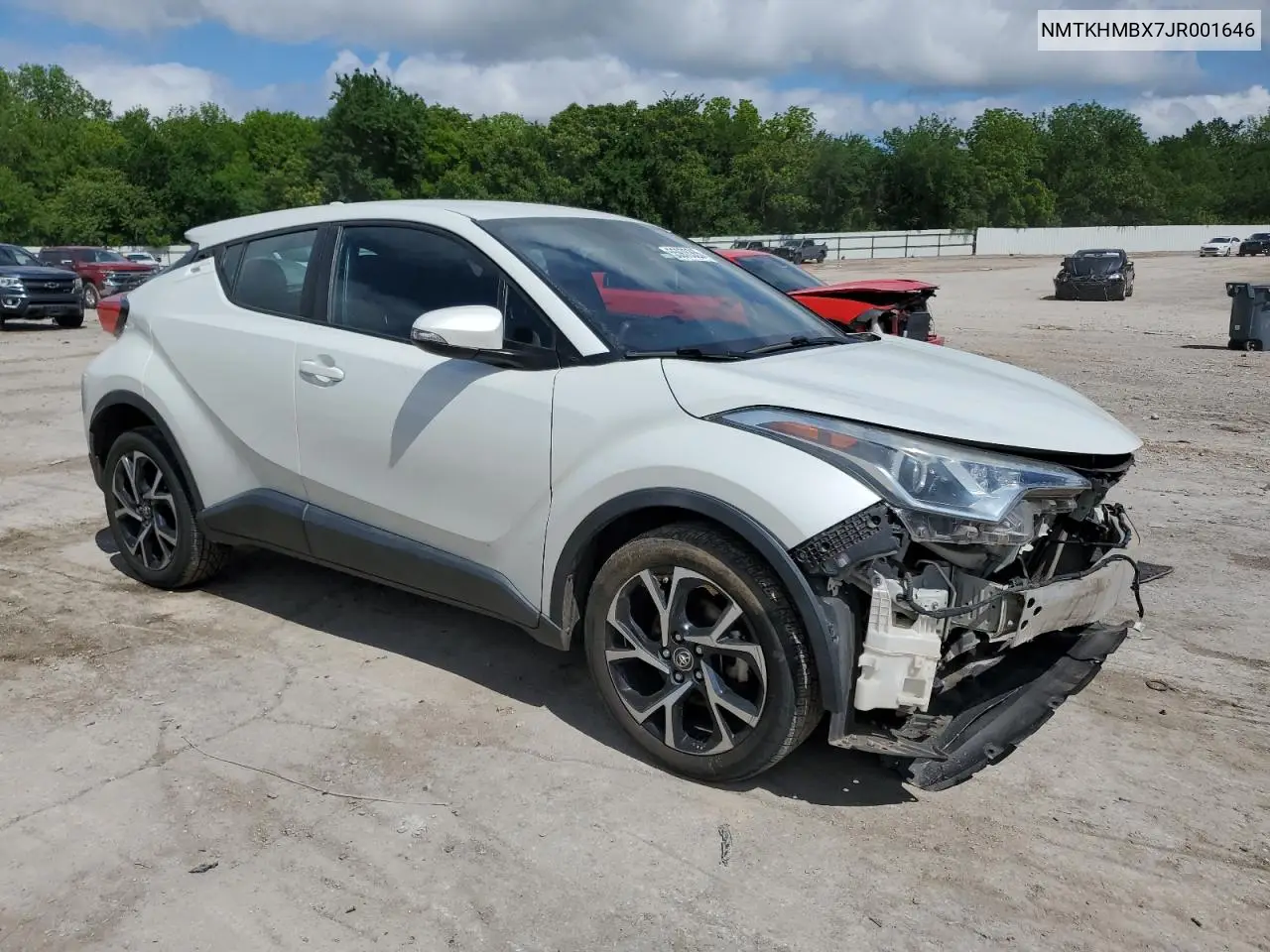 2018 Toyota C-Hr Xle VIN: NMTKHMBX7JR001646 Lot: 55978355