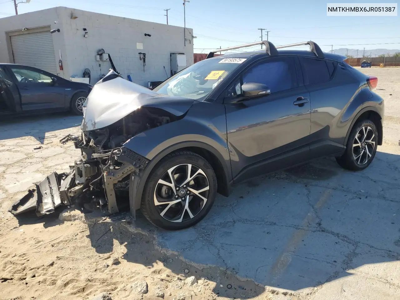 2018 Toyota C-Hr Xle VIN: NMTKHMBX6JR051387 Lot: 56193575
