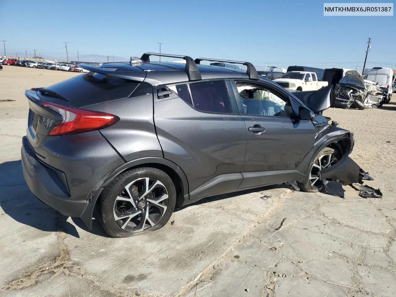 2018 Toyota C-Hr Xle VIN: NMTKHMBX6JR051387 Lot: 56193575