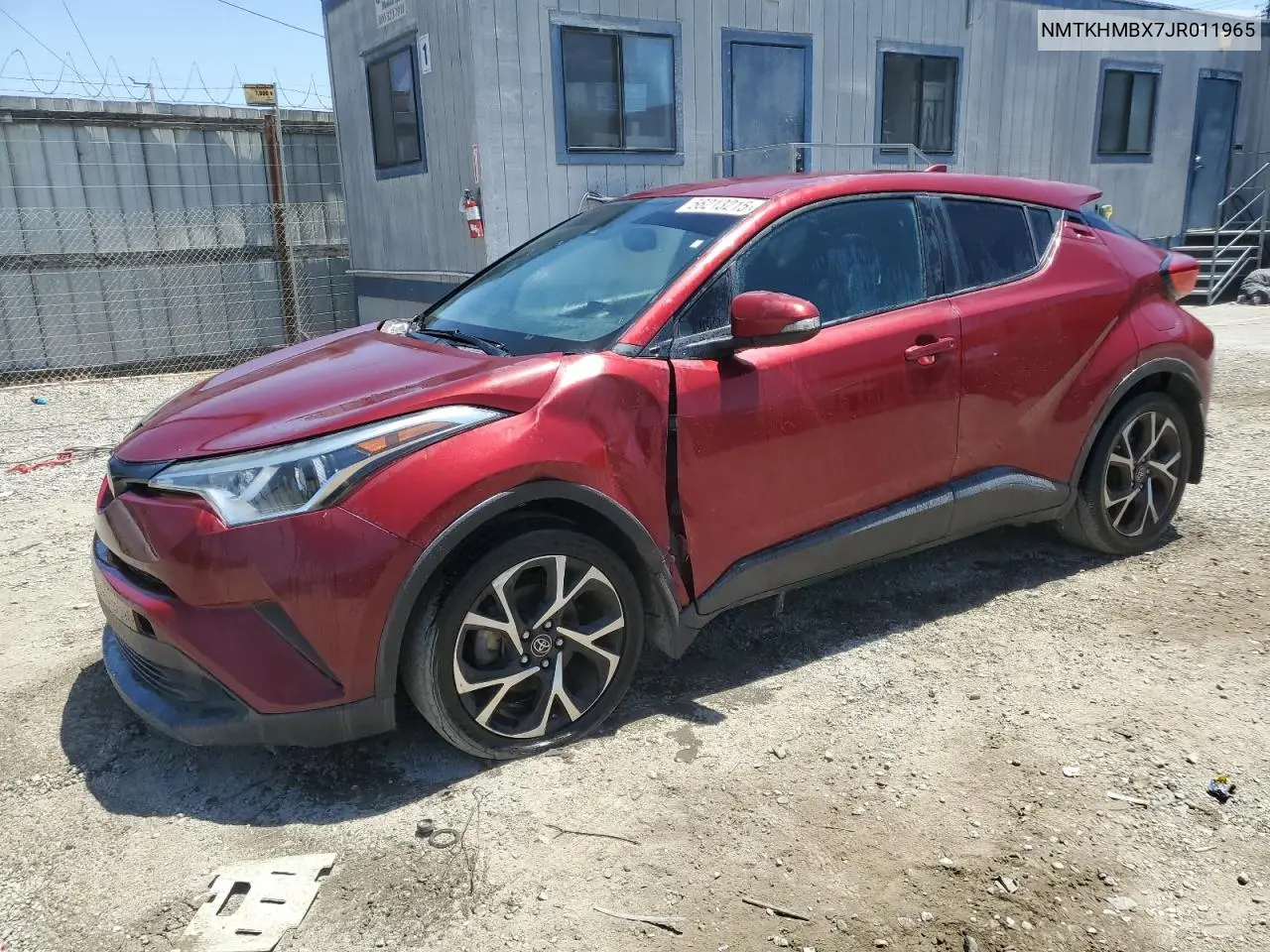 2018 Toyota C-Hr Xle VIN: NMTKHMBX7JR011965 Lot: 56213215