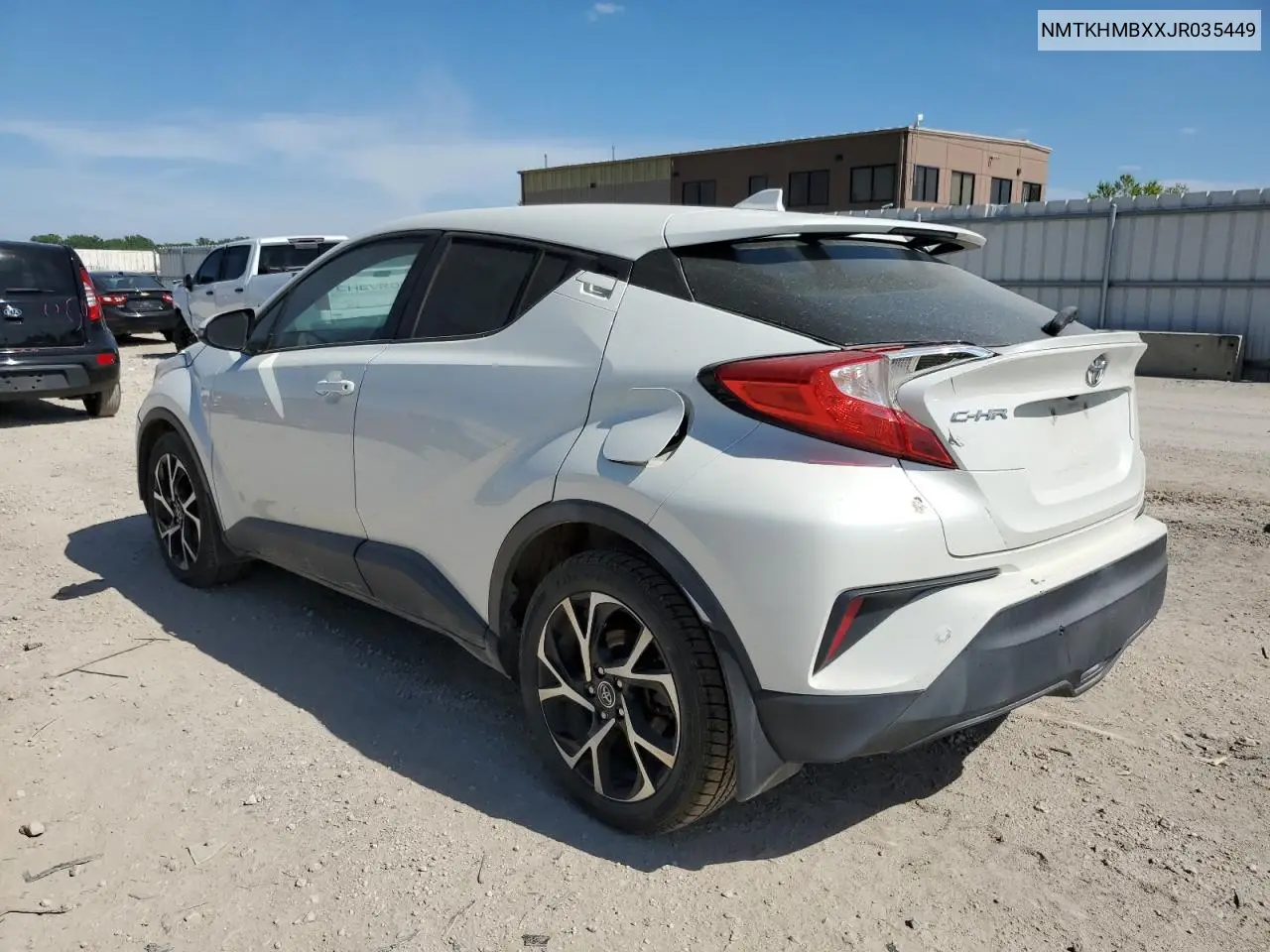 2018 Toyota C-Hr Xle VIN: NMTKHMBXXJR035449 Lot: 56481835