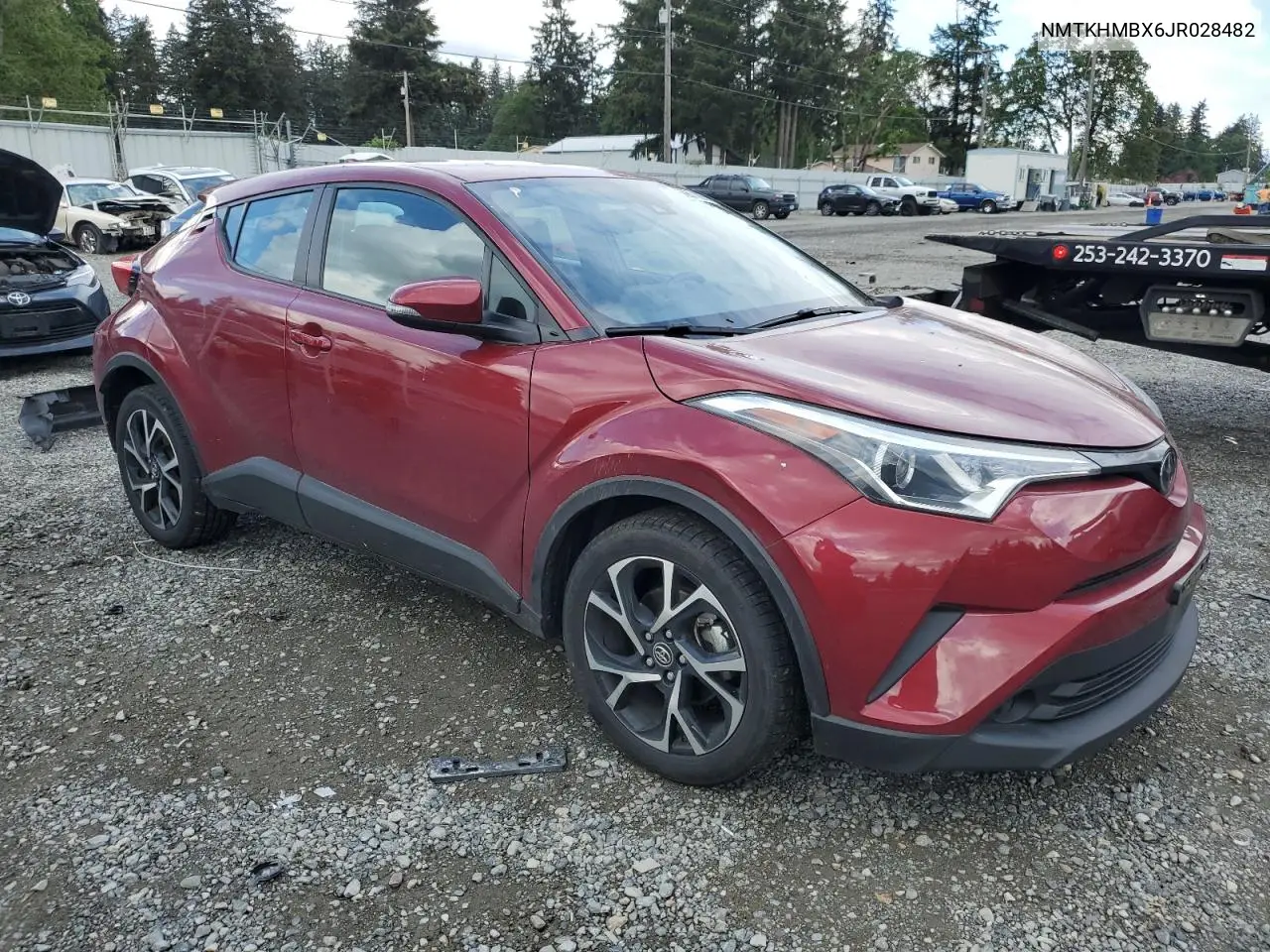 2018 Toyota C-Hr Xle VIN: NMTKHMBX6JR028482 Lot: 56601065