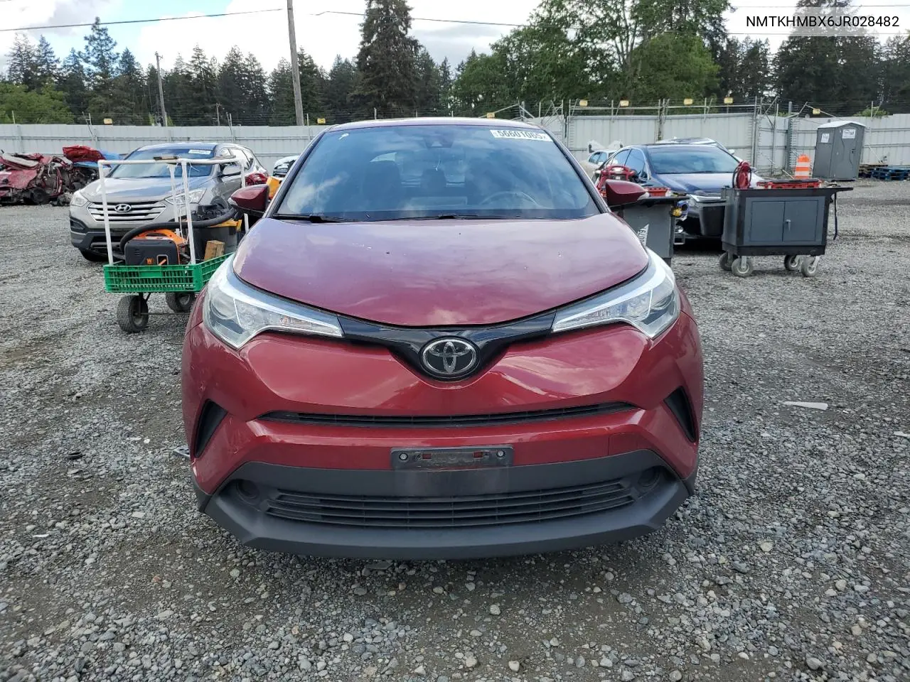 2018 Toyota C-Hr Xle VIN: NMTKHMBX6JR028482 Lot: 56601065