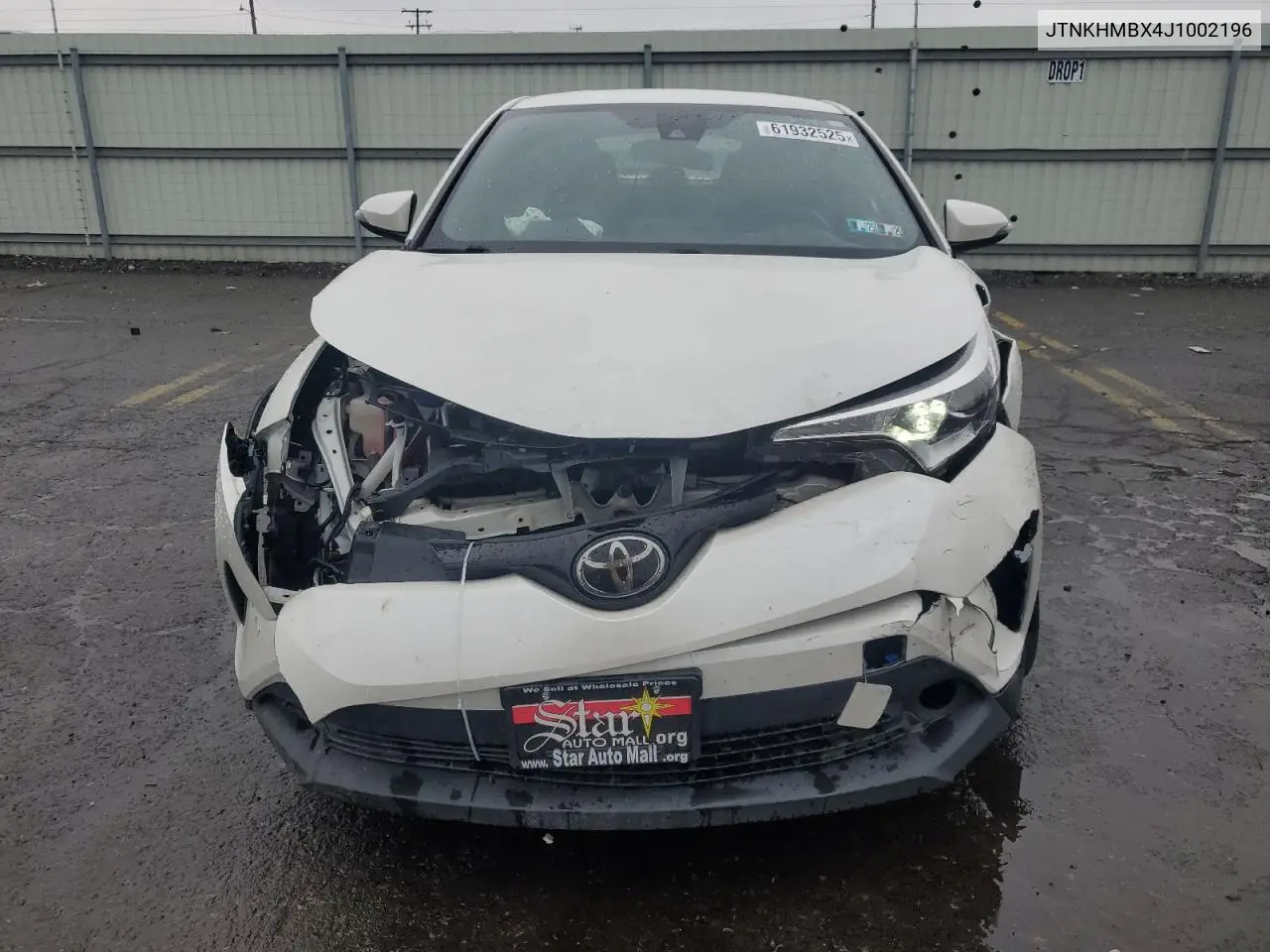 2018 Toyota C-Hr Xle VIN: JTNKHMBX4J1002196 Lot: 61932525