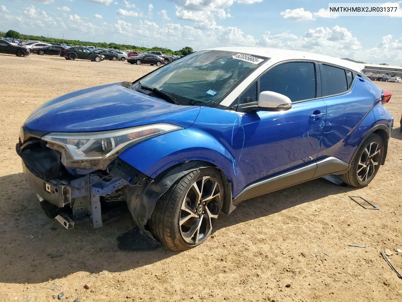 2018 Toyota C-Hr Xle VIN: NMTKHMBX2JR031377 Lot: 62055665