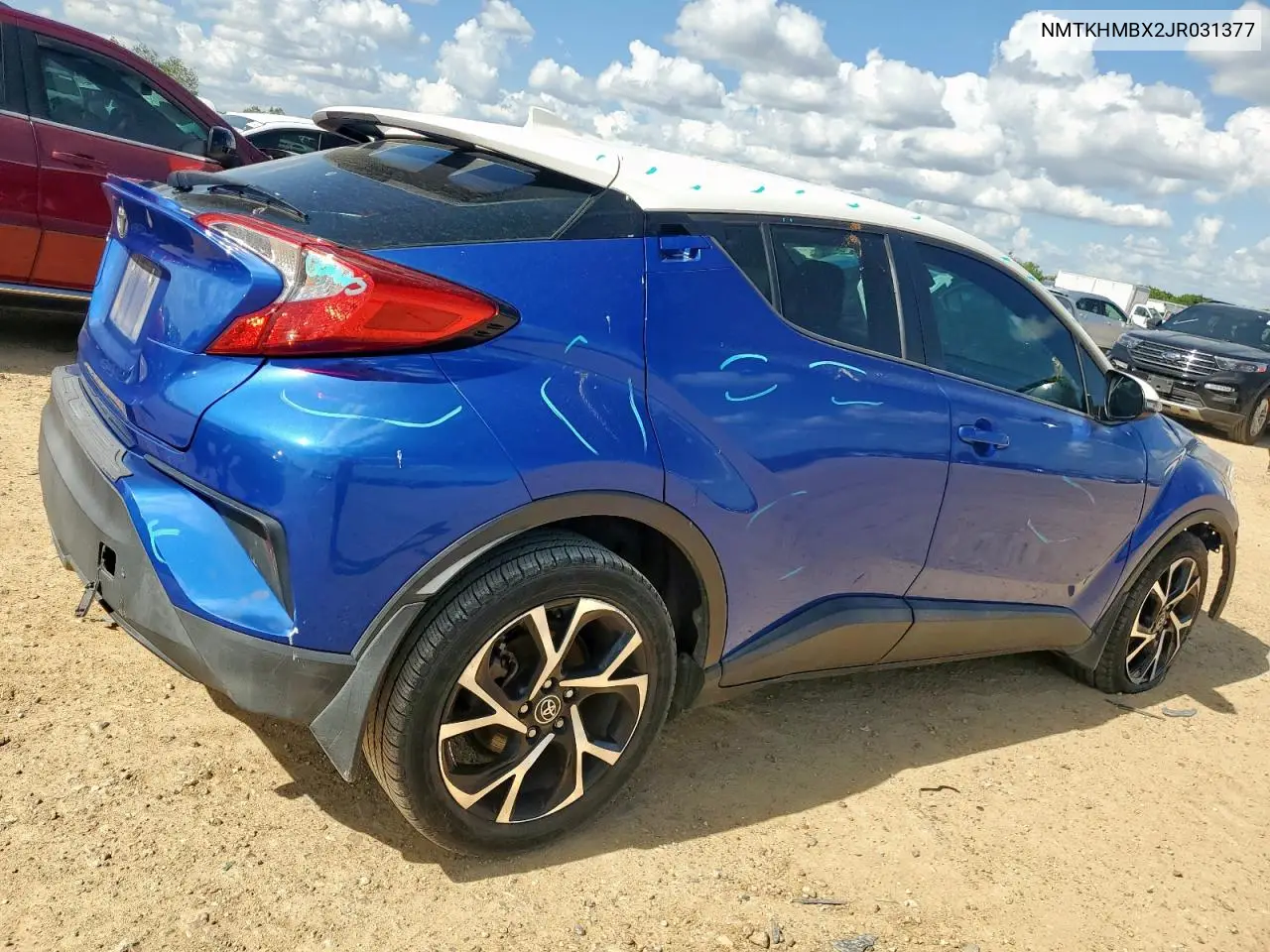 2018 Toyota C-Hr Xle VIN: NMTKHMBX2JR031377 Lot: 62055665