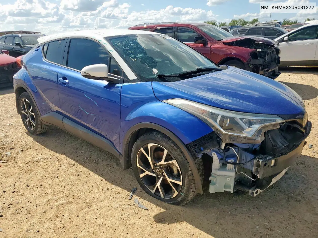 2018 Toyota C-Hr Xle VIN: NMTKHMBX2JR031377 Lot: 62055665
