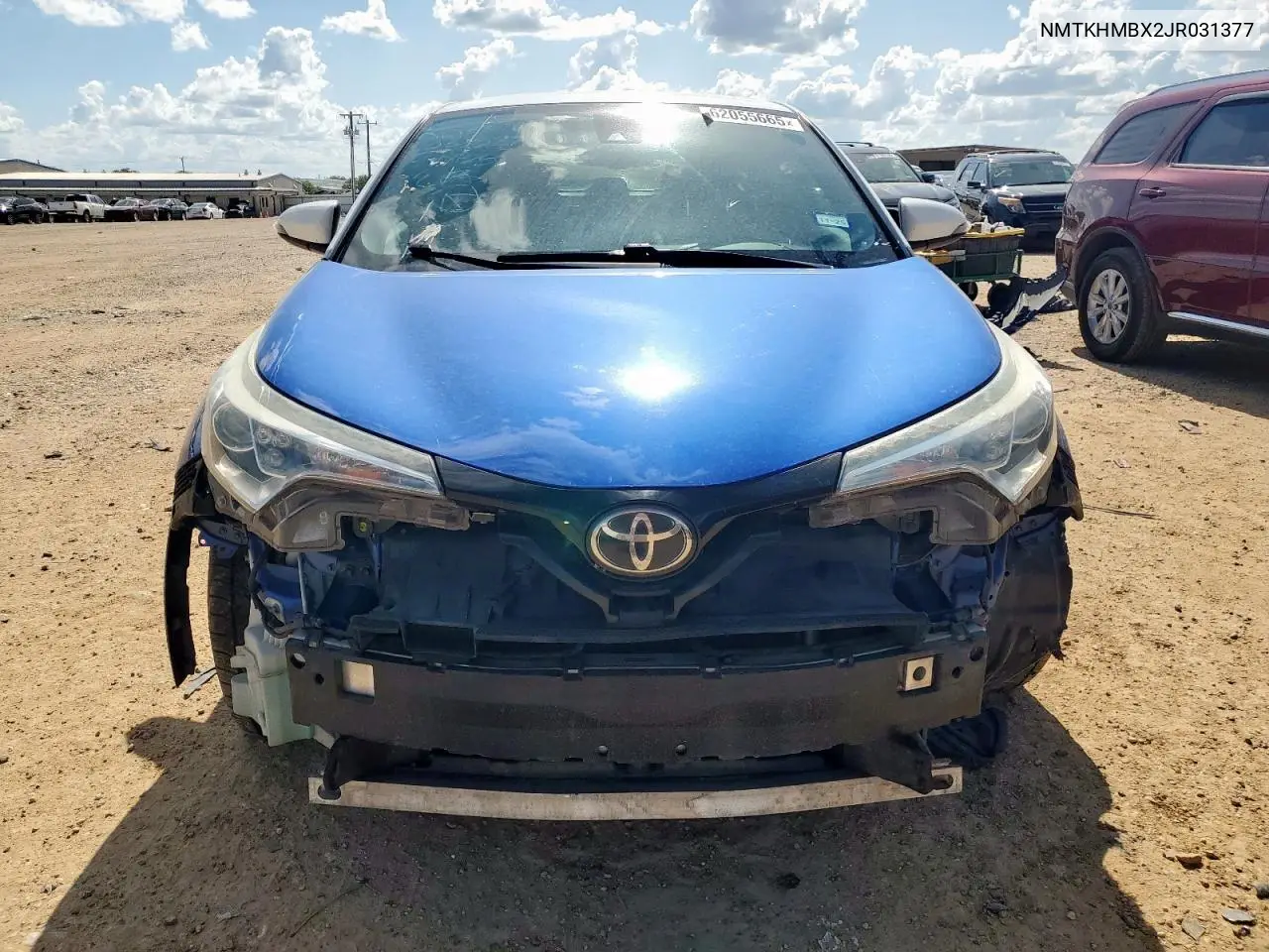 2018 Toyota C-Hr Xle VIN: NMTKHMBX2JR031377 Lot: 62055665