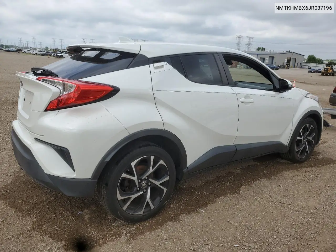 2018 Toyota C-Hr Xle VIN: NMTKHMBX6JR037196 Lot: 62195885
