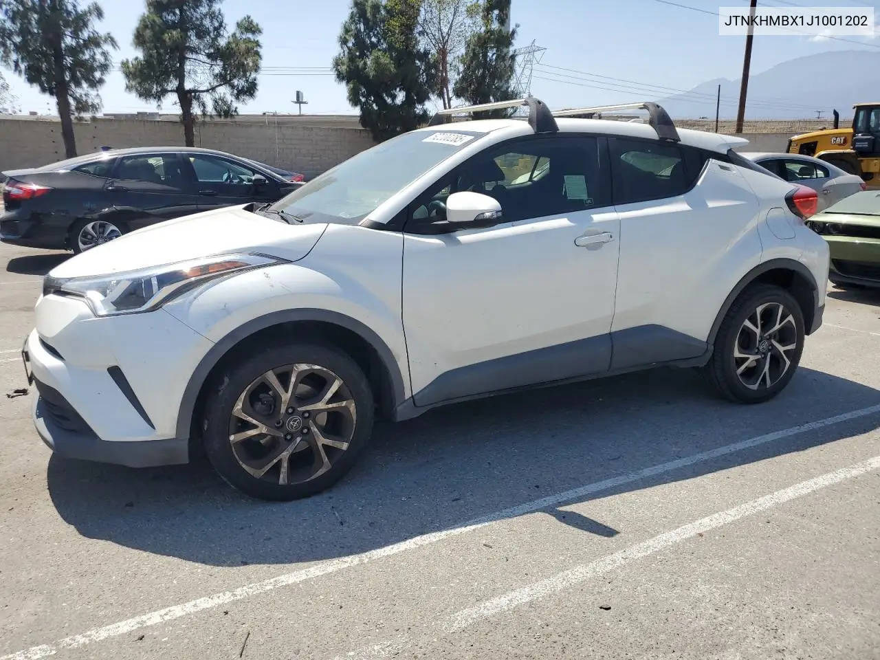 2018 Toyota C-Hr Xle VIN: JTNKHMBX1J1001202 Lot: 62200285