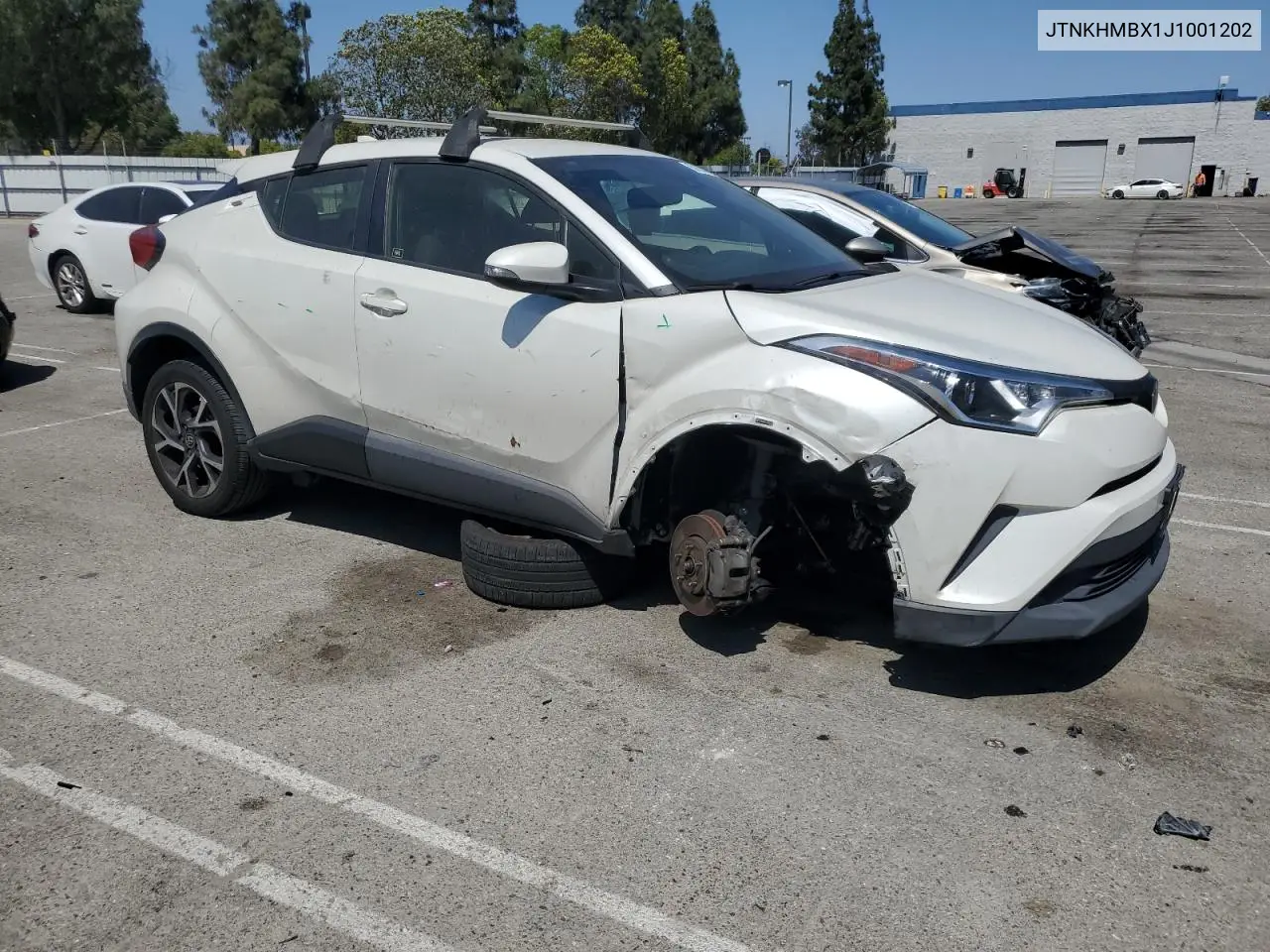 2018 Toyota C-Hr Xle VIN: JTNKHMBX1J1001202 Lot: 62200285