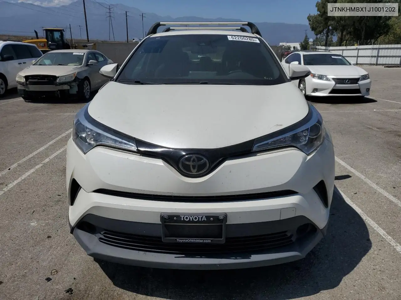 2018 Toyota C-Hr Xle VIN: JTNKHMBX1J1001202 Lot: 62200285