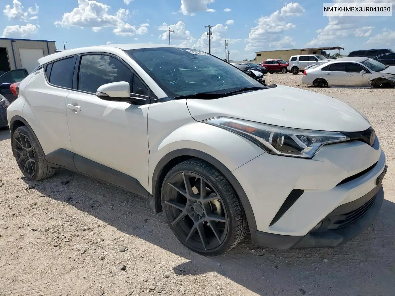 2018 Toyota C-Hr Xle VIN: NMTKHMBX3JR041030 Lot: 62587255