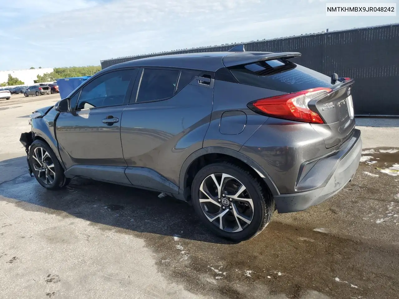 2018 Toyota C-Hr Xle VIN: NMTKHMBX9JR048242 Lot: 62730415
