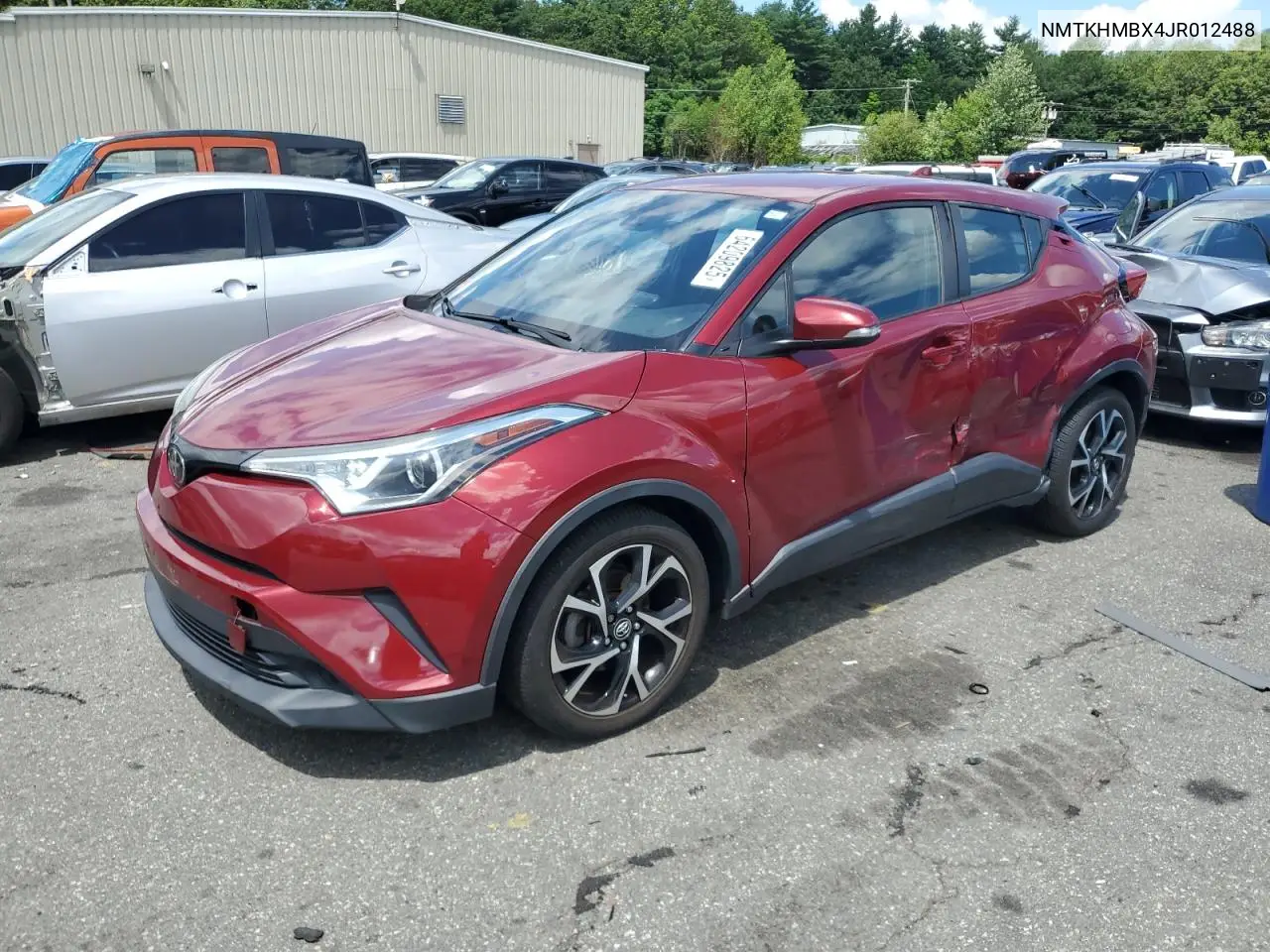 2018 Toyota C-Hr Xle VIN: NMTKHMBX4JR012488 Lot: 64209825